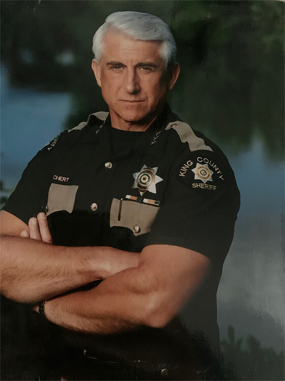 Dave Reichert in his police uniform